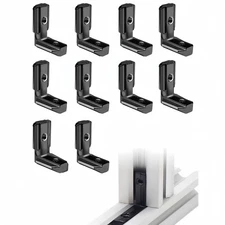 10pcs L Joint Bracket Connector T-Slot Accessories for 4040 Aluminum Extrusion