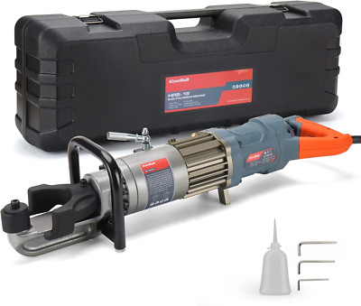 Electric Rebar Bender 1100W - Easy Hydraulic Bending Machine for 6-16mm Bars