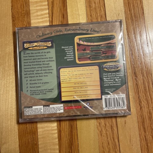 “Dear America Friend to Friend” CD-ROM. Courageous Girls From America’s Past - Afbeelding 3 van 7