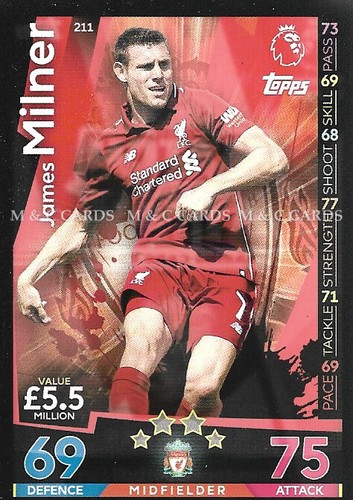 Match Attax 2018/19 18/19 Premier League BASISKARTEN 2018/2019 181-360 - Bild 32 von 181