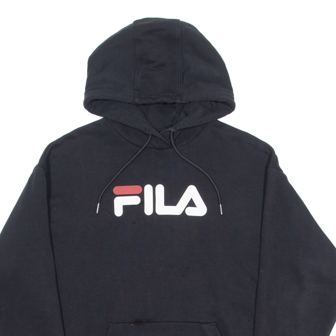 FILA Felpa con Cappuccio Uomo Nera S