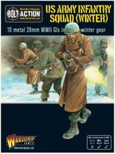 Bolt Action US Army Infantry Squad (winter) New