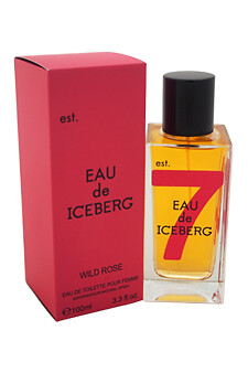 Iceberg W-8330 Women's Eau de Toilette Spray, Wild Rose, 3.3 Ounce