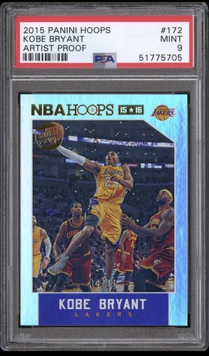 Kobe Bryant [Artist Proof] #172 2015 Panini Hoops card