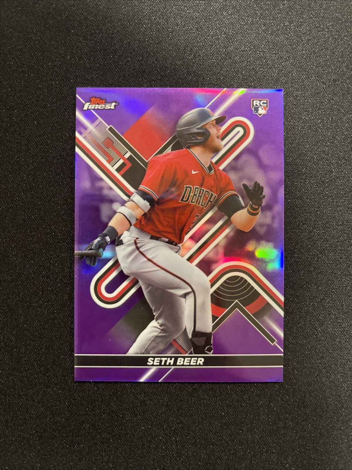2022 Topps Finest-Seth Beer RC #18 Purple Refractor 192/250