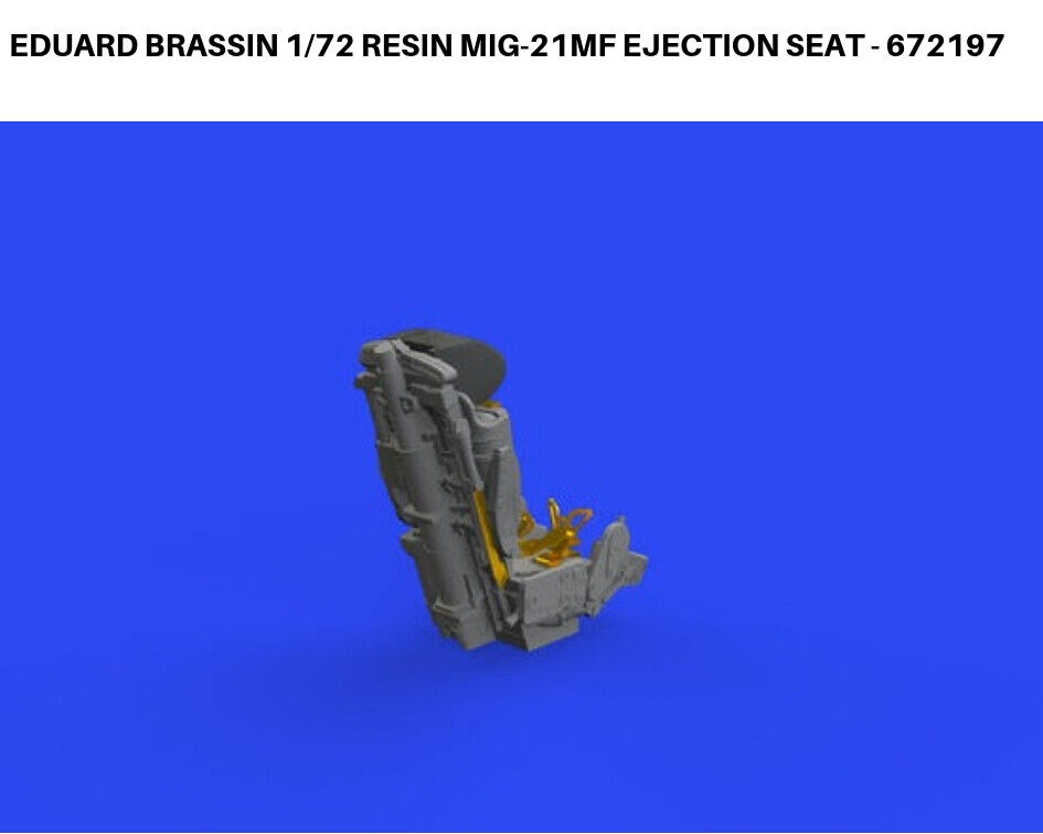 Eduard Brassin 1/72 resin ejection seat MiG-21MF - 672197 Eduard Brassin 1/72 resin ejection seat MiG-21MF - 672197