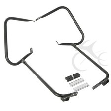 Saddlebag Bracket Guard Bar Set Fit For Harley Touring Road Glide King 1997-2008