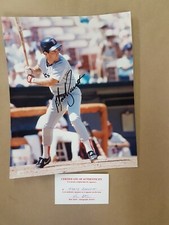 Marty Barrett Autograph Photo 8x10 Signed SPORTS Baseball