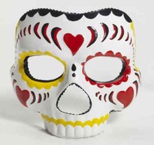 Day of the Dead Costume Mask Adult One Size dios de los muertos decorative mask
