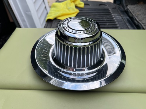 (1) NOS 1968-82 CHEVY CORVETTE CAMARO NOVA CHEVELLE RALLY CENTER CAP GM RARE - Picture 4 of 8
