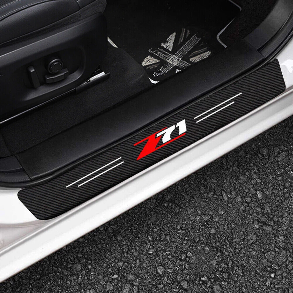 4X For Holden Colorado Z71 Door Plate Sill Scuff Anti Scratch Sticker Protector - image 4 of 4