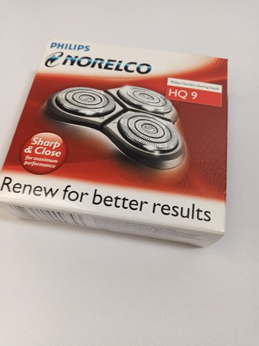 New Box Philips Norelco Shaving Head Replacement Three Cutters HQ 6 8 HQ 9 RQ 10 - Picture 15 of 26