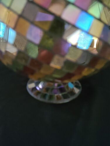 Longaberger Large Mosaic Hurricane Lamp - Picture 6 of 7