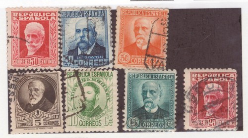 Spain Edifil# 655-661 used