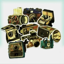 Decorative Photography Vinyl Stickers(9pcs) stickers for laptop,noteboook,cup