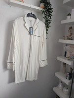 New M&S Autograph Ladies White And Cream Nighty Pyjamas PJ'S UK M SUPER SOFT