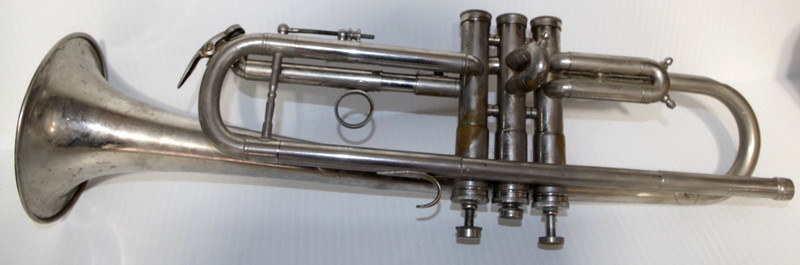 AB1 Vintage Lenigard Russian Soviet Brass Trumpet Coronet & Original Black Case
