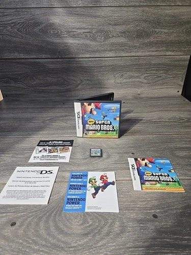 Nintendo DS New Super Mario Bros CIB Tested Excellent Condition Complete in Box