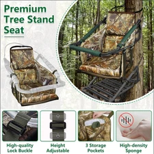 New Adjustable Tree Stand Seat | Replacement Hunting Seat for Climber Treestands