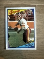 John Riggins, 1984 Topps, #5, 1983 Record Breaker, Washington Redskins