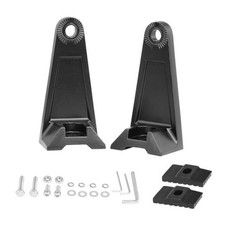 Side Brackets, Light Bar Mounting Brackets Kit Universal Side Black Normal