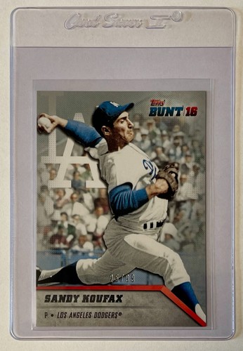 Sandy Koufax #175 2016 Topps Bunt card