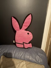 Vintage Playboy Bunny Hot Pink Pillow Cushion 2000s