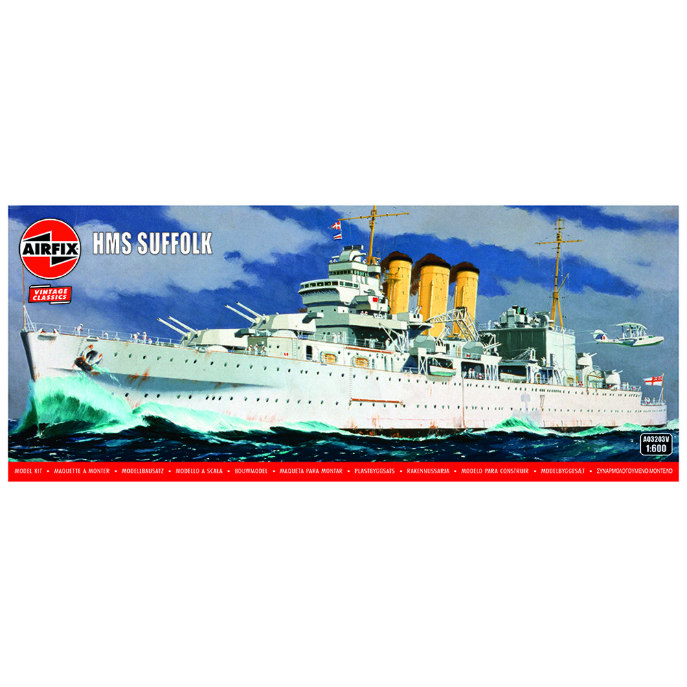 Airfix 1/600 HMS Suffolk - A03203V - Image 8