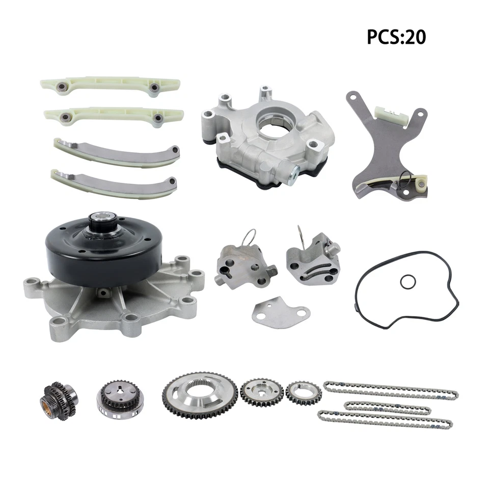 Timing Chain Water Oil Pump Kit For Mitsubishi Raider For Dodge Dakota 4.7L V8 - Image 2 of 4