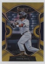 2021 Panini Select Concourse Gold Prizm /10 Derek Hill #98 00cc