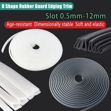 1M-5M U Shape Rubber Guard Edging Trim Seal Strip Door Table Edge Protector