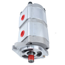 Shaft 19.05mm Hydraulic Tandem Double Gear Pump HGP-33A-F8/8R Excavator Loader
