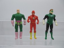 Product Image: Lot of 3 Vintage DC Super Powers Figures [Kenner, 1984] NOT WORKING Flash Lex GL