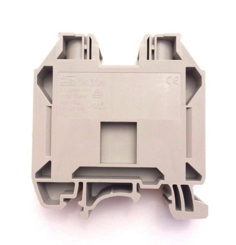 Dinkle DK35N DIN Rail Terminal Block Screw Type UL 600V 150A 1/0-12AWG, Pack ... - Picture 3 of 4