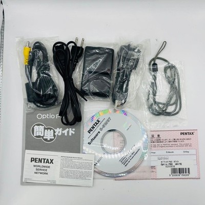 PENTAX Optio P80 White Compact Digital Camera Tested Working