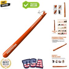 Long shoehorn that is comfortable to wear and has a handle is ideal for both ...