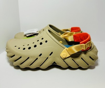 Crocs Echo Clogs Bark Tan Orange US Men display picture 2