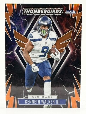 2023 Panini Phoenix - Thunderbirds Kenneth Walker III #TB-KWIII Orange /75
