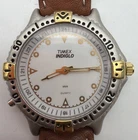 Vintage! Timex Indiglo Watch leather  - Circa 1995 37mm New battery - WORKS!