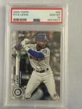 2020 Topps - Kyle Lewis #64 Batting (RC) PSA 10!