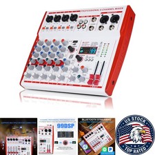 Lightweight Portable DJ Mixer - 99 DSP Effects for Podcasting  Music Recording