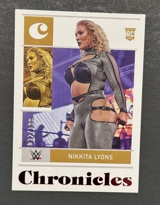 2022 Panini Chronicles WWE RC Nikkita Lyons Free Shipping
