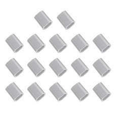  Set of 2 Aluminum Wire Rope Thimble Crimping Sleeves Crimps for Cable