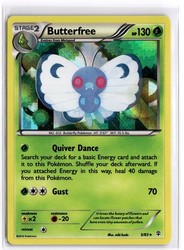 Butterfree 5/83 XY Generations Holo Rare