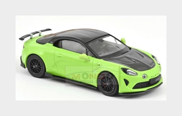 1:43 NOREV Renault A110 R Coupe Turini 2025 Acid Green Black NV517883 MMC