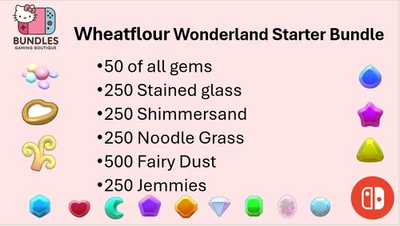 Hello Kitty Island Adventure In-game Wheatflour Wonderland Starter Bundle