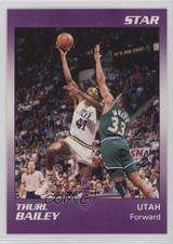 1990-91 Star Utah Jazz Arena Set Thurl Bailey #5 0q3