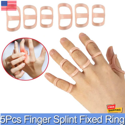 Oval Finger Splint 5 Pcs, Finger Splints for Arthritis