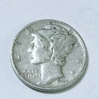 1944 S MERCURY DIME *90% SILVER, Circulated Coin, Free Shipping #6715