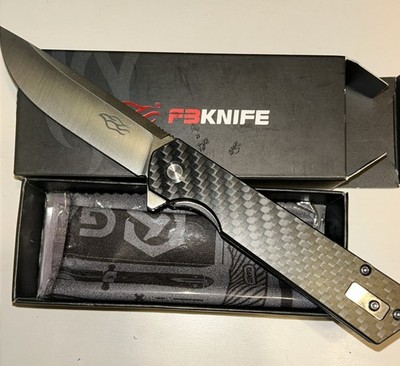 Ganzo Knives Firebird Pocket Knife Linerlock Carbon Fiber Folding D2 New